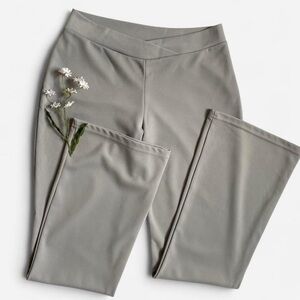 Vintage stretchy gray low rise flares